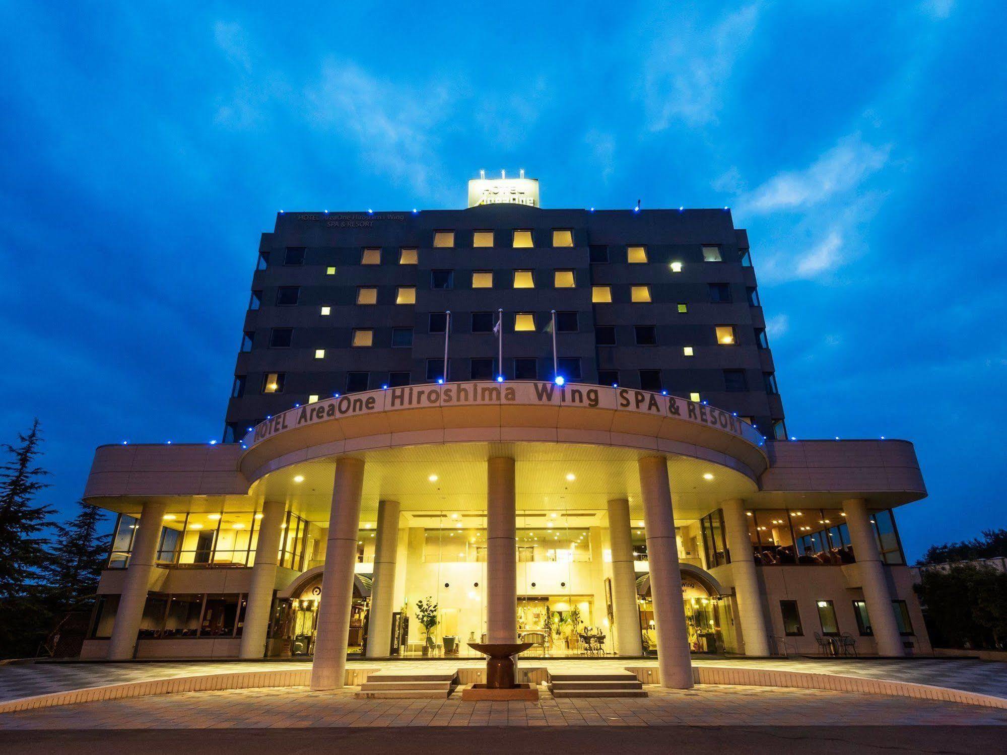 Hotel Areaone Hiroshima Wing Хигасихиросима Экстерьер фото